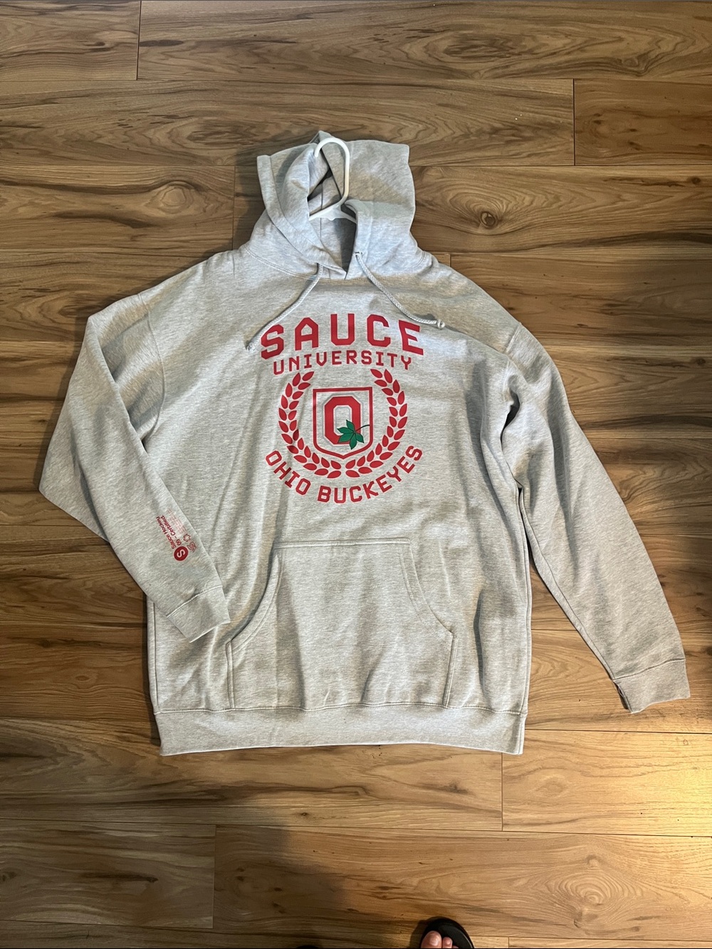 Sauce University Ohio Buckeyes Gray Hoodie